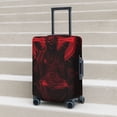 thumbnail image 5 of Uemuo Red Gothic Skeleton Throne Printed Washable Luggage Cover - Fashion Suitcase Protector Fits 18-32 Inch Luggage -Small, 5 of 9