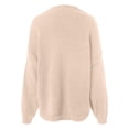 thumbnail image 5 of vigerkar Women's Chunky Cardigan Sweaters Fall Open Front Long Sleeve Ribbed Knit Short Cardigans Outerwear Coats (Beige, M), 5 of 5