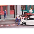 thumbnail image 4 of 6pcs/set 1:64 Street Tiny Figures Character Building Layout Scenery , Green, Dolls Green, 4 of 7