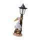 thumbnail image 4 of Escultura solar de jardín impermeable, lámpara decorativa, figura, estatua para parterre. 14CMX12CMX42CM, 4 of 9