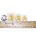 thumbnail image 2 of 14K Gold Caridad Del Cobre Religious Medal - Solid 14k Yellow Gold, Just Under 3/4 inch (18.0mm), 2 of 2
