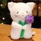thumbnail image 4 of Peluche suave de animales para bebé, oso de peluche de 15-40cm, conejo, gato, abrazo, flores, almohada, regalo de cumpleaños, 4 of 4