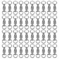 thumbnail image 2 of Terminal de Pêche Émerillons Roulants Connecteur Roulement Pivotant Anneaux Solides 40 Pcs 5 Acier Inoxydable Connecteur Émerillon Leurre Outil 540 Pcs, 2 of 5