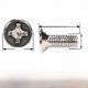 thumbnail image 1 of Tornillos de cabeza plana Phillips niquelados Tornillos para muebles Tornillos para máquina con cabeza avellanada y ranura cruzada Tornillo, 1 of 2