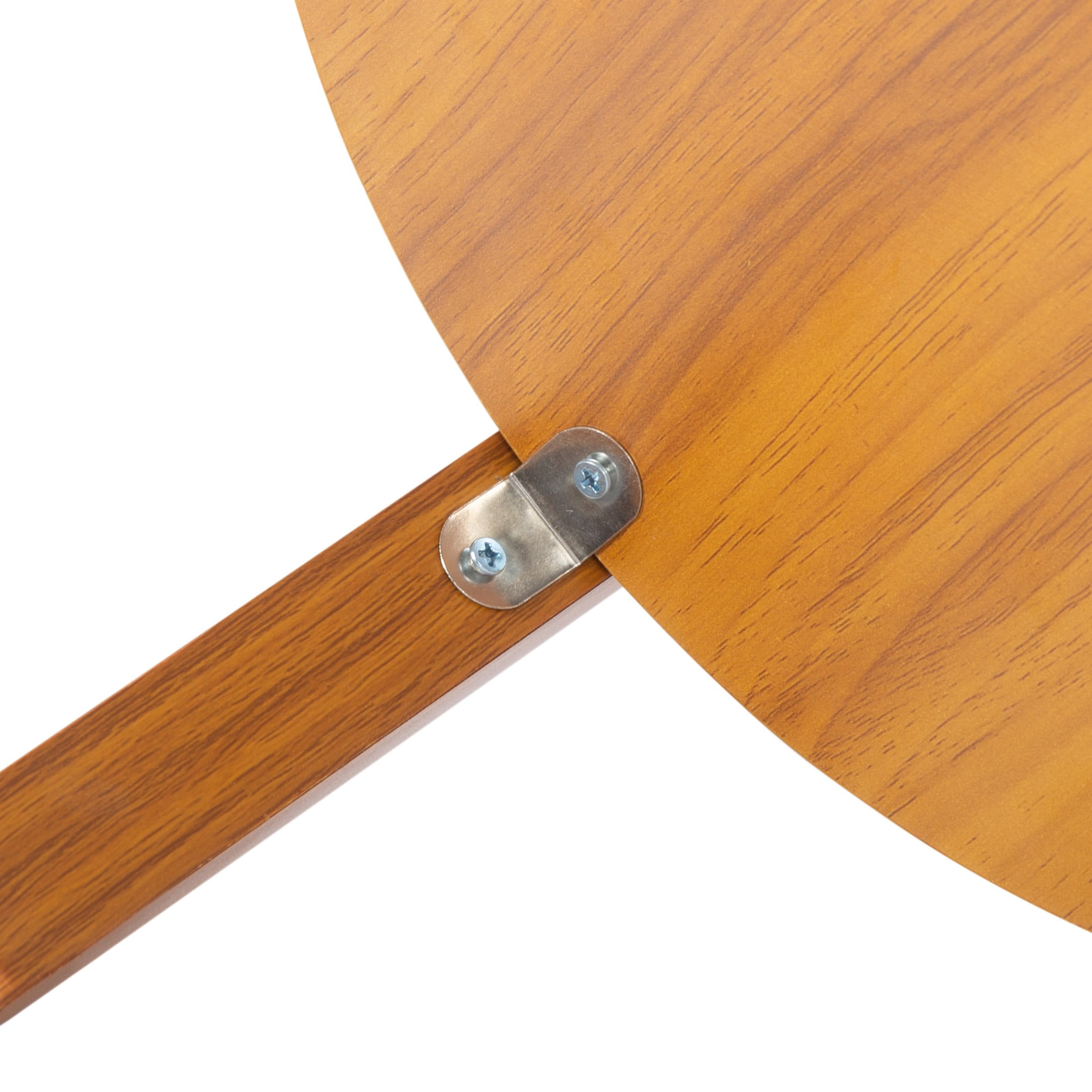Gewnee 15.7-Inch Modern Walnut MDF Coffee Table with Anti-Slip Feet for Living Room, Bedroom and Office