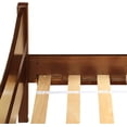thumbnail image 5 of Harper & Bright Designs Twin Size Wood Platform Bed with Headboard, Walnut, 5 of 7