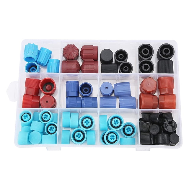 Riwesomey 77 unidades/caja de cubiertas antipolvo para aire acondicionado de coche, accesorios de tapa a prueba de polvo de lado alto y bajo para Vehículos, repuestos y accesorios Mis
