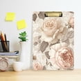 thumbnail image 2 of FORMRS Acrylic Clipboard with Low Profile Clip Standard A4 Letter Size, 12.5" x 9", Lace and Floral, 2 of 8