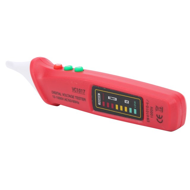 Pluma de prueba eléctrica detector de voltaje de CA con reflector LED ABS modelo Vc1017 para fábrica para laboratorio para electricista para familia ANGGREK Otros