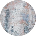 thumbnail image 2 of Unique Loom Kamala Washable Collection Area Rug - cloud 9 (5' 3" Round Multi/Blue), 2 of 9