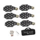 thumbnail image 5 of 6 cadenas de nieve reutilizables para neumáticos, de supervivencia, para caminos embarrados, antideslizantes, para 165-275 Negro, 5 of 8