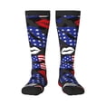 thumbnail image 1 of Balery American With Lips Calcetines novedosos Calcetines deportivos Calcetines hasta la rodilla Calcetines de algodón Calcetines originales y geniales, 1 of 6