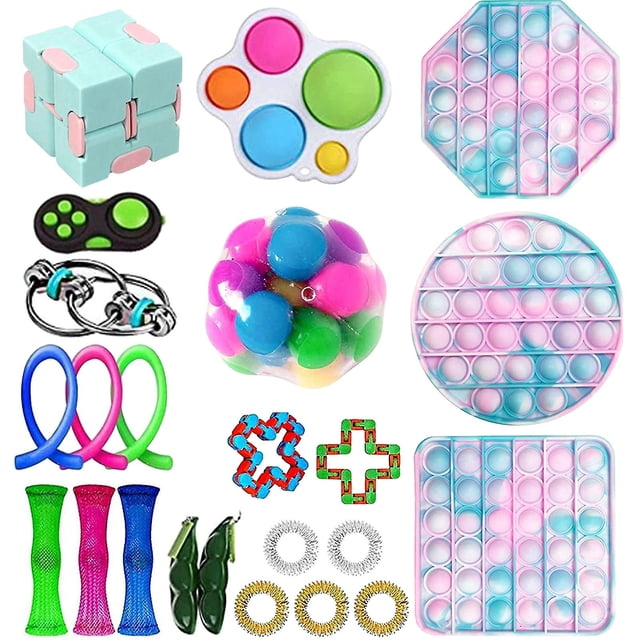 Juguete sensorial Push Bubble Fidget para aliviar el estrés del autismo