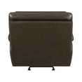 thumbnail image 5 of Macpherson Upholstered Glider Recliner Espresso, 5 of 9