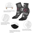 thumbnail image 6 of Bingfone I Love Coffee Design Patterned Men'S Women'S Casual Cotton Socks, 6 of 9