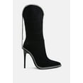 thumbnail image 6 of Ashipa Diamante Chain Detail Calf Boots, 6 of 10
