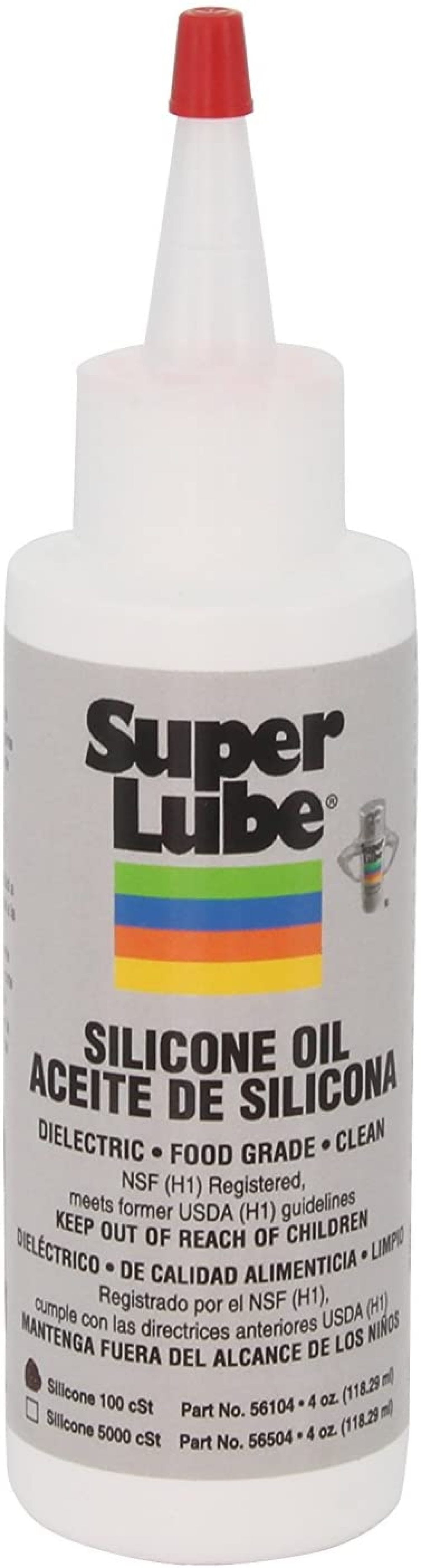 Super Lube 56104 Silicone Oil 100 CST, Clear