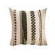 thumbnail image 2 of Juego de 2 fundas de almohada de terciopelo y lino a rayas de 18x18 pulgadas con cierre de cremallera, fundas decorativas multicolor para cojines de sofá, sillón, dormitorio y sala de estar., 2 of 6
