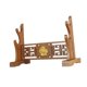 thumbnail image 3 of Soporte de madera para espadas, soporte horizontal para espadas, expositor multiusos para espadas. 2 niveles, 3 of 9