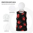 thumbnail image 3 of Sikiie Beautiful Red Ladybug Basketball Jersey Reversible Men's Mesh Athletic Sports Shirts Training Practice S-4XLSmall, 3 of 6