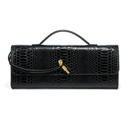 BestDanceGirls Unique Design Organza Top-Handle Bag with Crocodile Pattern Cover for Women s Fashionable Outfits and Evening Occasions