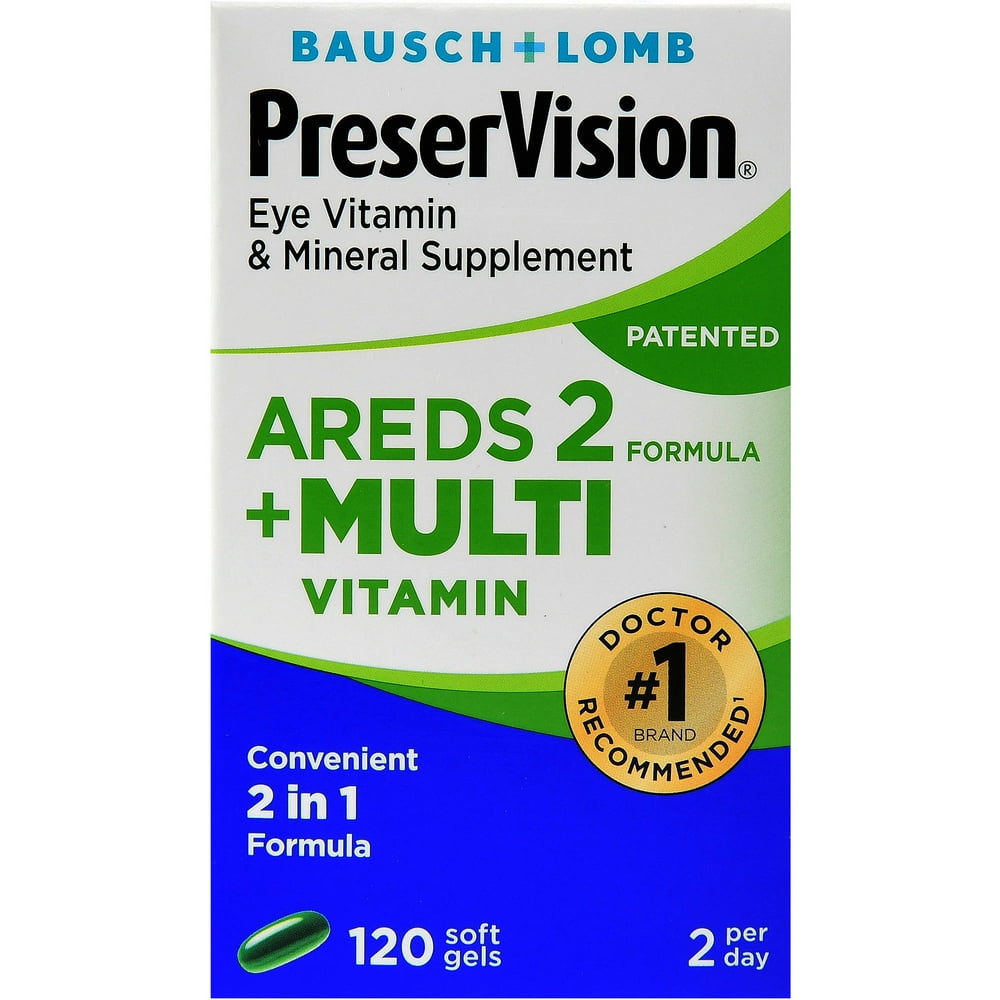 PreserVision AREDS 2 Formula Plus Multivitamin Softgels, 120 Count