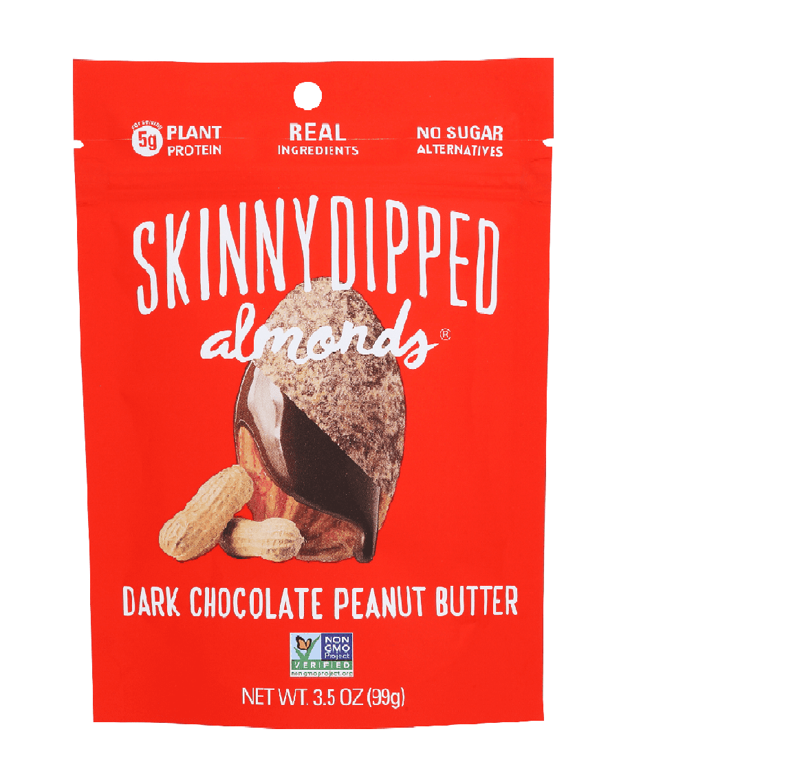 (Price/Case)Skinny Dipped Almonds Dark Chocolate & Peanut Butter Dipped