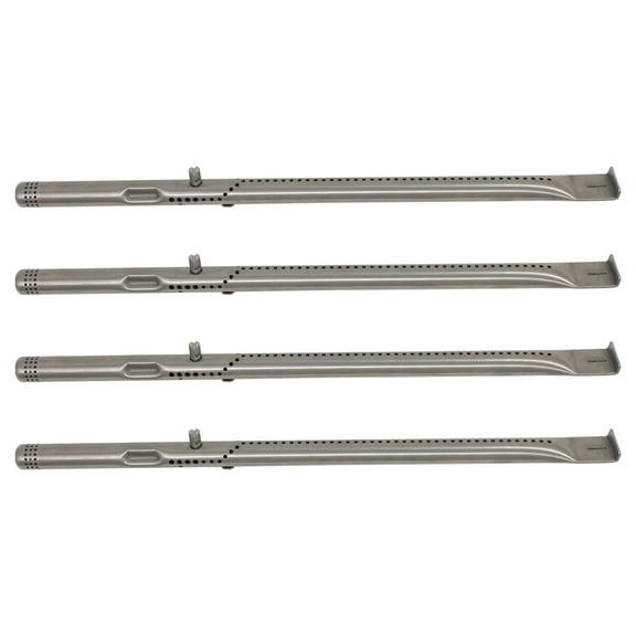 4-Pack BBQ Gas Grill Tube Burner Replacement Parts for Charbroil 463240115 - Compatible Barbeque Stainless Steel Pipe Burners