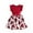 Watermelon Red, variant on Utlike Girls Summer Dress Flowers Bowknot Children'S Dresses Ruffle Sleeves A Line Dress Round Neck Toddler Relaxing Fit Sundress Size 3 Years-4 Years
