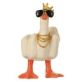 thumbnail image 1 of Adorno de pato de mesa con dedo medio decoración de Mini pato de 75 cm regalo de escritorio creativo, 1 of 5