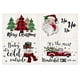 thumbnail image 1 of Manteles individuales navideños Apalfuy pájaros de invierno lavables, 1 of 5