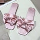 thumbnail image 5 of Amzcrzy Zapatos de mujer,Zapatos de mujer,Zapatillas de mujer, Zapatillas planas de verano para mujer, con punta cuadrada y lazo, informales y cómodas. Sandalias Mujer Zapatillas De Casa, 5 of 6
