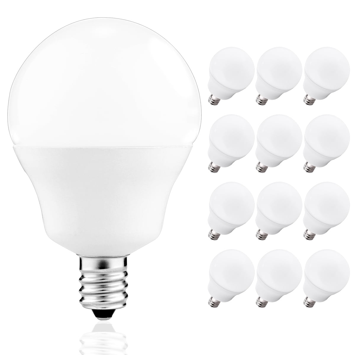 Lamps Lighting Ceiling Fans New 12 Pack E12 Base Led
