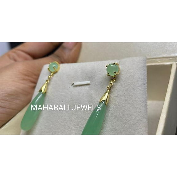 Vinatge Earring , Jade Jewelry , Vintage Jewelry , Natural Jade