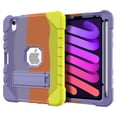 thumbnail image 6 of Dteck iPad Mini 6 Case with Screen Protector, iPad Mini 6th Generation Case for Kids, Heavy Duty Shockproof Rugged Cover with Pencil Holder Kickstand for iPad Mini 6th Gen 8.3 inch 2021, Rainbow E, 6 of 6