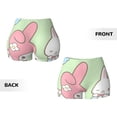 thumbnail image 5 of Lsque Sanrio Pattern High Waisted Biker Shorts for Women-Tummy Control Fitness Athletic Workout Running Yoga Gym Shorts,Moisture-Wicking-Large, 5 of 9