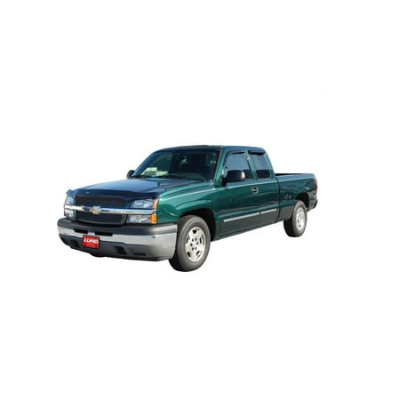 Auto VentShade (AVS) by RealTruck Outside Mount Ventvisor® 4 Pc Fits 1999-2006 Silverado/Sierra 1500, 2500, 2001-2006 Silverado 2500, 3500, Sierra 3500, 2007 Silverado/Sierra 1500, 2500, 3500 Ext Cab