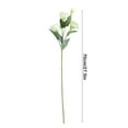 thumbnail image 2 of Lifelike Artificial Lisianthus Flowers Arrangement, Realistic Home Decor for Living Room, Wedding Centerpiece in White Pink Green, 2 of 6