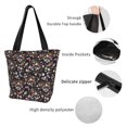 thumbnail image 4 of Fuzoiu Daisies Flowers Print Large Capacity Shoulder Bag for Women,Large Capacity Office Purse,Laptop Tote Bag,Casual Everyday Tote for Work Beach Travel and Shopping Grocery, 4 of 6