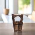thumbnail image 1 of TABLZONE 1 Ensemble Pot de Fleurs en Bois Design Baril pour Jardiniers Support de Rangement Extérieur, 1 of 6