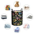thumbnail image 4 of Naloa Bright Mushrooms Large Laundry Basket Waterproof Round Collapsible Storage bin with Handles for Hamper Kids Room,Toy StorageMedium, 4 of 6