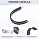 thumbnail image 2 of Uxcell 6 Paquete de Abrazaderas de Cable 55 mm Acero Inoxidable 304 Goma Forma R para Tubo, 2 of 7