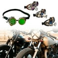 thumbnail image 2 of Vintage Glasses Personality Steampunk Goggle Motorcycles Glasses for Women Men, 2 of 14