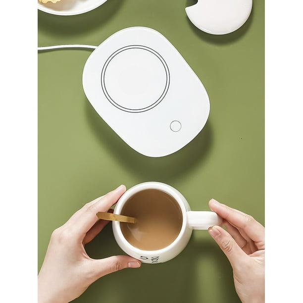 Chauffe-tasse à café, tapis chauffant électrique USB pour bureau,  chauffe-tasse chauffant pour la maison, le bureau, le café et le thé