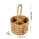thumbnail image 3 of Cesta de regalo decorativa, cesta de frutas, cesta de picnic, cesta de almacenamiento con asa, cesta de regalo de mano, cesta de almacenamiento tejida con flores, cesta de flores, cesta de almacenamie, 3 of 6