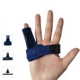 thumbnail image 2 of Férula de dedo con 2 gatillos, férula de dedo ajustable para dedo deformado y nudillo de dedo fracturado roto, para aliviar el bloqueo, el clic, la flexión y la rigidez de los dedos. oso de fresa Electrónica, 2 of 5