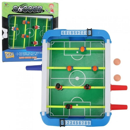 Zerodis Table Football ToyPortable Children Kids Desk Soccer Toy Tabletop Mini Foosball Game For Famliy Game