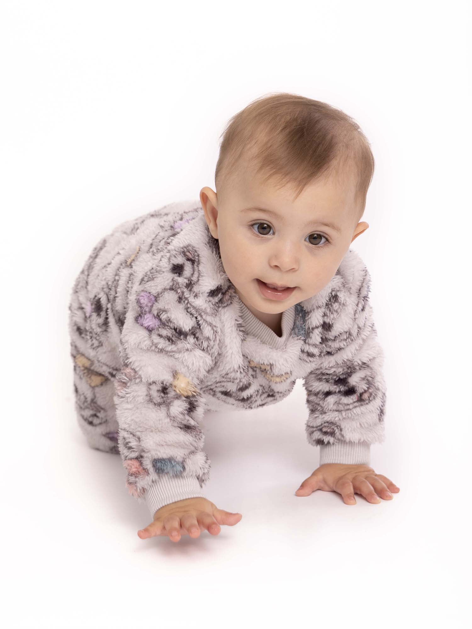 Disney 101 Dalmatians Baby Boys Long Sleeve Top and Pants Faux Sherpa Set, 2-Piece, Sizes 0/3-24 Months