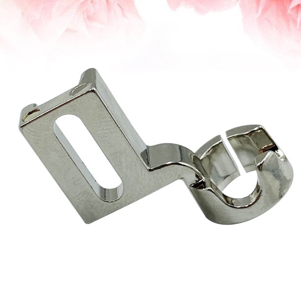 Luxshiny Presser Foot Universal Para Máquinas Domésticas Bajas Con Larga Y Puntera Abierta En Color Plateado