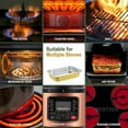 thumbnail image 4 of fafa-11 "x 8 Pouces Moules en Aluminium Robustes + Couvercles (Lot de 5), 2X Plus Épais pour Four, Grill, Cuisson Micro-Ondable, Réutilisables Congelables Lave-Vaisselle Jetables Pot en Étain 74oz, 4 of 4